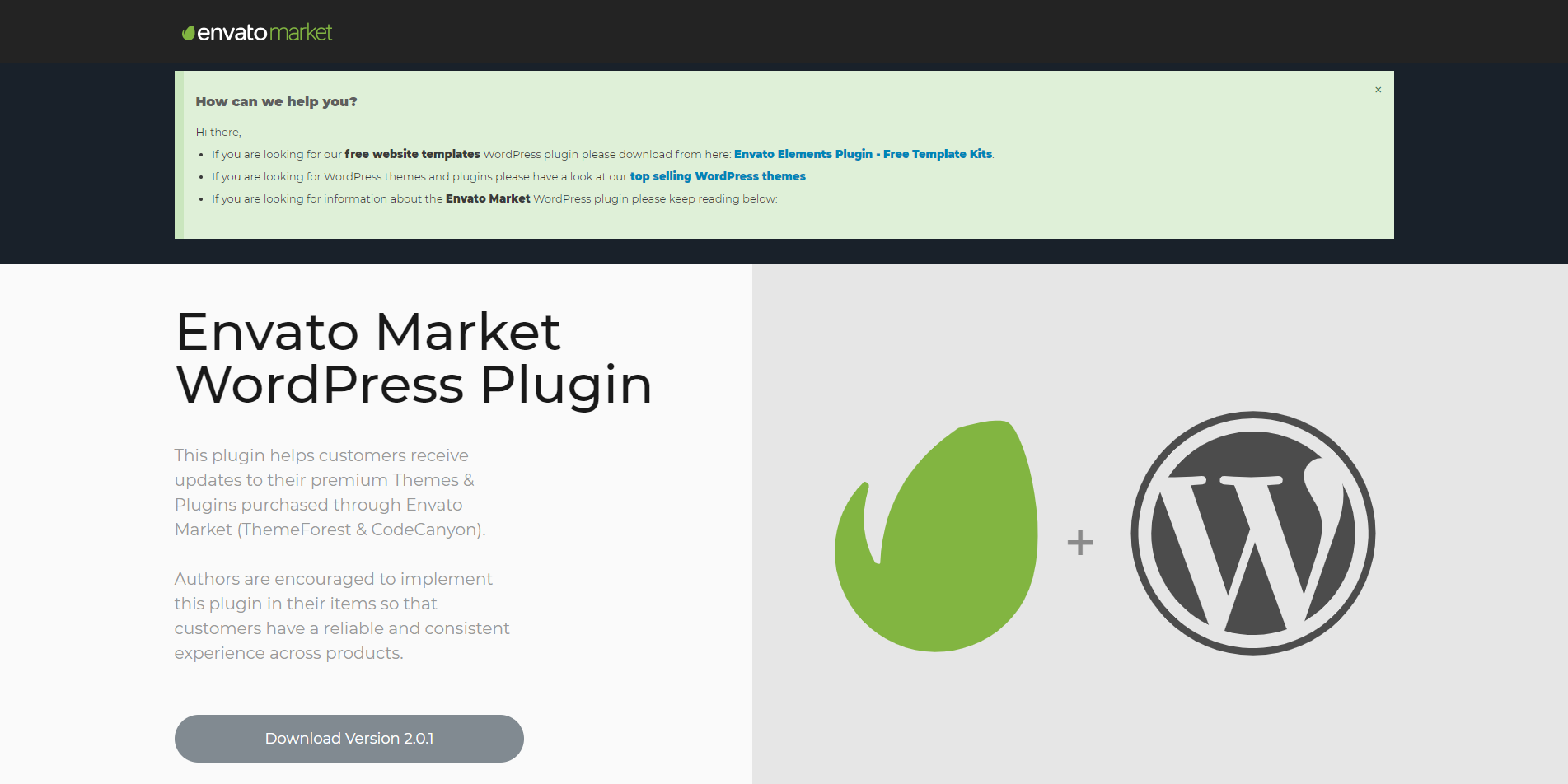 Featured image of post Envato Market Plugin : In this video, i&#039;ll show you how how to auto update themes and plugins with envato market plugin you can find more detail for.