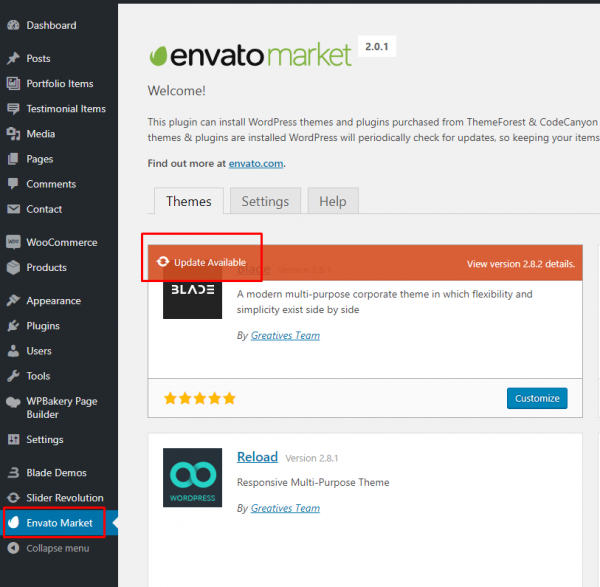 envato market templates free download