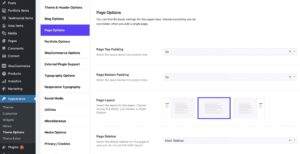 Page Options in Somentra