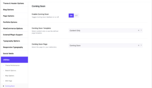 Coming Soon Mode in Somentra