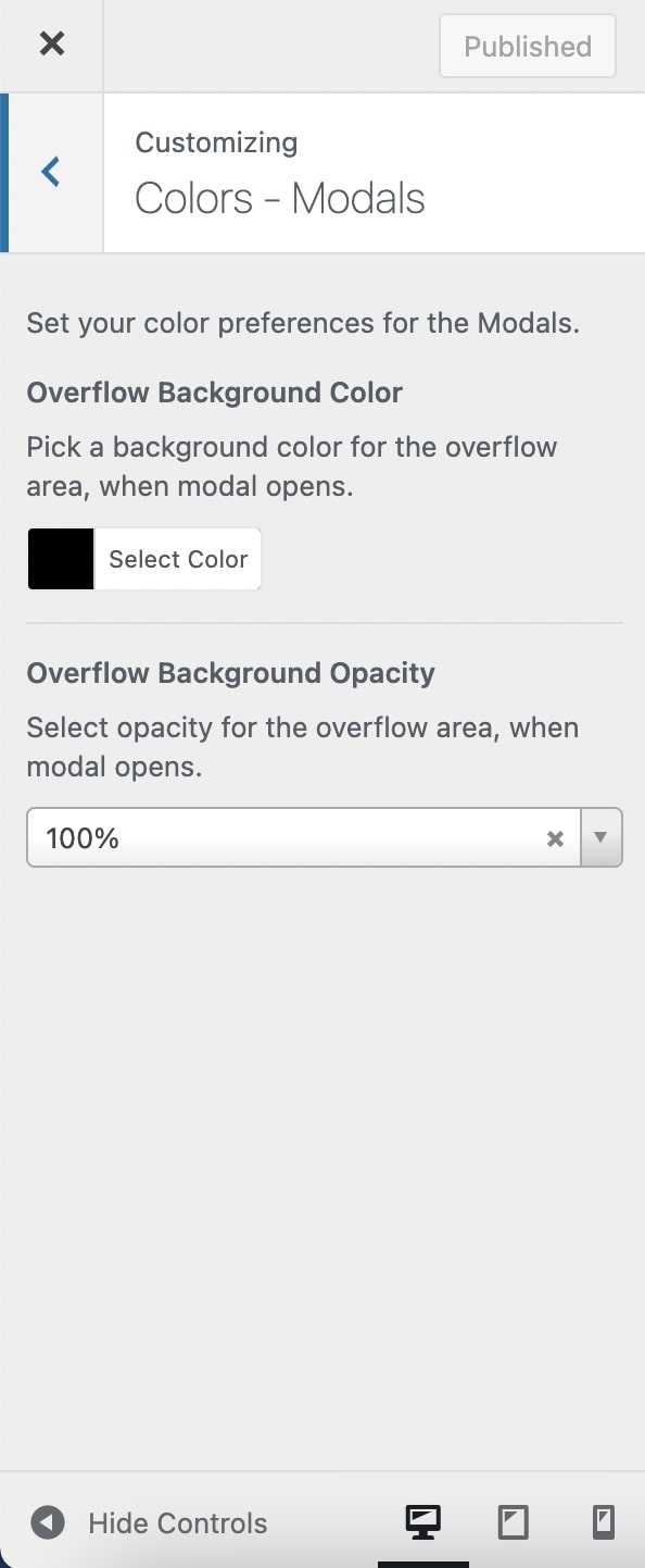 Color Options for Modals | Impeka Tutorial