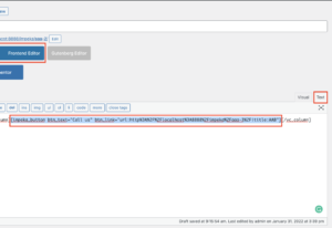 Button shortcode in WPBakery Page Builder - Somentra