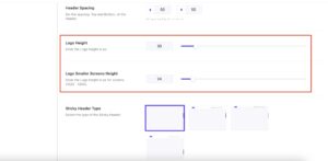 Logo Height option in Somentra