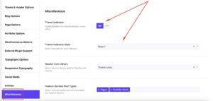 Theme Indicator option in Somentra