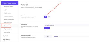 Theme Intro Loader in Somentra