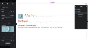 Style the Pricing List element in GW Elementor Addons