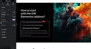 Edit the Accordion widget - GW Elementor Addons by Greatives