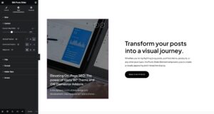 Style Options in the Posts Slider widget - GW Elementor Addons by Greatives